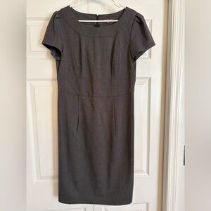 Adrienne Vittadini Charcoal Midi Dress